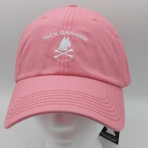 NICK GRAHAM WOMEN'S PINK BALL CAP HAT NEW NWT
